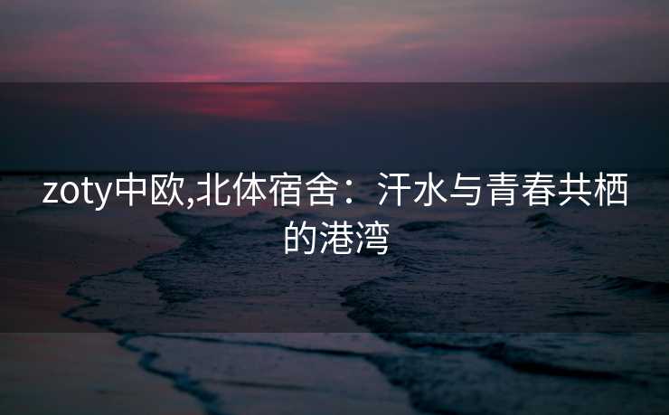 zoty中欧,北体宿舍：汗水与青春共栖的港湾