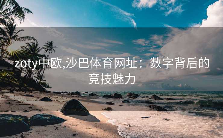 zoty中欧,沙巴体育网址：数字背后的竞技魅力