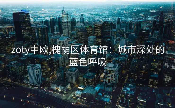 zoty中欧,槐荫区体育馆：城市深处的蓝色呼吸