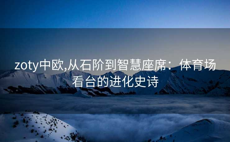 zoty中欧,从石阶到智慧座席：体育场看台的进化史诗