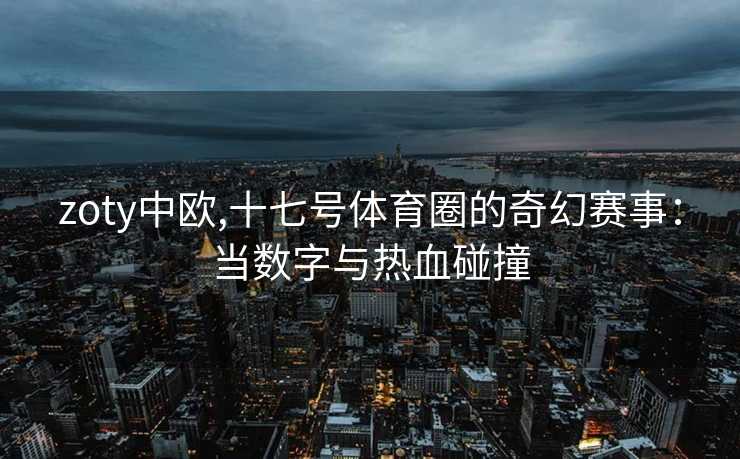 zoty中欧,十七号体育圈的奇幻赛事：当数字与热血碰撞