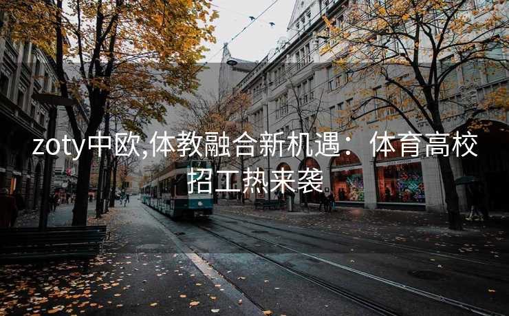 zoty中欧,体教融合新机遇：体育高校招工热来袭