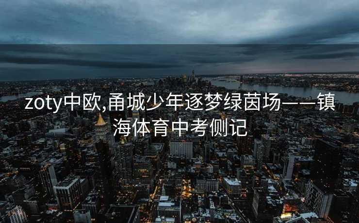 zoty中欧,甬城少年逐梦绿茵场——镇海体育中考侧记